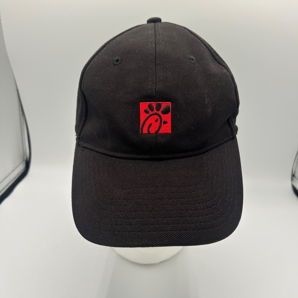 Chick-fil-A Oobe Team Style Black Adjustable Baseball Cap Dad Hat One Size